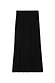 Black Sol Dorris Skirt in a slinky viscose-stretch jersey, featuring a simple pull-on waistband and midi length.