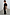 Thumbnail for Black Tilly Dress with gold foil flecks in textured plisse fabric, featuring an off-shoulder neckline.
