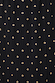 Close-up of black plisse fabric featuring shimmering gold flecks on the Tilly Dress.