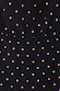Black plisse fabric with gold metallic dots and elasticated waist detail on the Mini Tilly Dress.