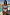 Thumbnail for Blue Dreamer High Waist Brief featuring a bold sun and palm abstract print, worn by a model poolside.