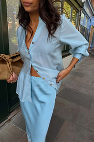 Ice Blue Miley Shirt
