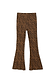 Leopard print flared pyjama bottoms in a soft stretch jersey, part of the Blue Poppy nightwear set.