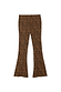 Leopard print jersey pyjama bottoms with a flared leg and elasticated waist, part of the Blue Poppy collection.