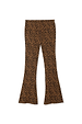 Leopard print jersey pyjama bottoms with a flared leg and elasticated waist, part of the Blue Poppy collection.
