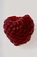 Vibrant dark red raspberry close-up, representing the top scent note of the NFD Eau De Parfum Candle 002.