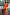 Thumbnail for Red Celestial Dorris Satin Skirt with hand-painted motifs, styled with an orange tank top for dopamine dressing.