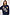 Thumbnail for Navy Charm Bumbag with colourful hand-painted motifs, worn cross-body over a matching navy sweatshirt.