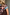 Thumbnail for Check Floral Dress detail featuring brown check and floral prints with contrast blue lace at the sleeve and neckline.