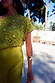 Green Shell Crochet Tilly Dress with shell embellishments and green satin fabric, a multi-wear vacation style.