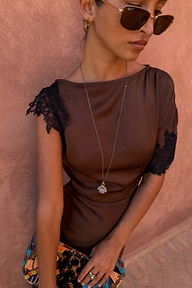 Deloris Thin Chain I Love You Necklace