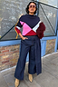Thumbnail for Dark Indigo Denim Belt Skirt