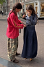 Thumbnail for Dark Indigo Denim Belt Skirt