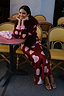 Burgundy Heart Dorris Skirt