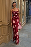 Burgundy Heart Dorris Skirt