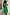 Thumbnail for Green Lola Mid-axi Dress with ruched side seams and a breathable cotton skirt.