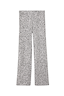 Gunmetal Sequin Freddie Trousers featuring an all-over silver sequin finish and a straight-leg silhouette.