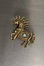 Thumbnail for Deloris Brass Horse Broach