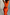 Thumbnail for Hot Coral Ribbed Tank in vibrant orange ribbed fabric, shown from behind on a 5ft7” model wearing a UK 10/US 6.