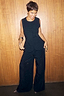 Black Hotfix Marnie Trousers and matching waistcoat with silver sparkle embellishments.