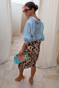 never fully dressed leopard lace maeva skirt Buy Never Fully Dressed Brown Leopard Print Lace Maeva Midi Skirt from Next USA