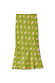 Khaki Eye Dorris Skirt in green viscose with heart and eye motifs in a relaxed midi silhouette.