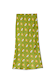 Khaki Eye Dorris Skirt in green featuring a sun-burst eye and heart print with a relaxed midi silhouette.