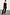 Thumbnail for Straight-leg black vegan leather trousers with a high-waisted fit, styled with a black ribbed tank top.