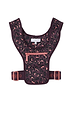 Leopard Running Bag in a vest-style with iconic dark leopard print, front zip pocket and branded straps.