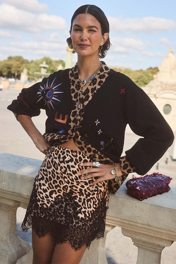 Leopard Lace Mini Maeva Skirt