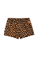 Poppy Leopard Shorts in an iconic leopard print, featuring an elasticated waistband and soft cotton base.