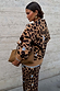 Heart Leopard Scarf