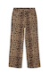 Wide-leg Leopard Lucia Jeans featuring a bold animal print and scalloped pocket detailing.