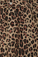 Leopard Lucia Scallop Detail Jeans in animal print denim featuring a scalloped pocket and metal logo button.