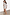 Thumbnail for White Magnolia Elissa Shorts featuring a colourful patchwork print, worn as a co-ord set with blue kitten heels.