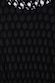 Mono Crochet Chloe Dress detail showing the intricate black open-knit fabric with a soft fishnet structure.