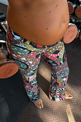 Mosaic Wide Leg Legging