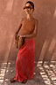 Thumbnail for Spliced Deer Wrap Jojo Midi Skirt