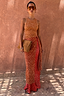 Thumbnail for Spliced Deer Wrap Jojo Midi Skirt