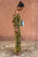 Olive Blurred Leopard Tilly Dress