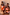 Thumbnail for Orange Sun Bandeau Swimsuit with oversized sun motifs and gold embroidery, shown on models for inclusive sizing.