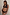 Thumbnail for Black Palm Embroidered Triangle Bikini with pink whipstitch trim and beaded palm motifs on a model for inclusive sizing.