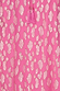 Thumbnail for Gold jacquard animal print on the Pink Harmony Dress with pink tassels and bead detailing at the neckline.