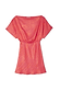 Pink Animal Jacquard Mini Tilly Dress featuring off-the-shoulder styling and a relaxed silhouette.