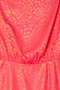 Thumbnail for Pink Animal Jacquard Mini Tilly Dress detail showing the leopard print fabric and gathered elasticated waistband.