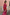 Thumbnail for Pink Paisley Oslo Cardigan with an intricate red print and ribbed cuffs, worn as a dopamine dressing co-ord.