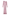 Thumbnail for Vestito Tilly in luminosa maglia a coste rosa glitterata con scollo ampio e maniche lunghe.