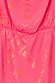 Thumbnail for Pink Safari Mini Tilly Dress detail showing the pink jacquard fabric and abstract safari sun and tiger print.