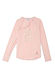 Thumbnail for Pink long sleeve accessible T-shirt with functional zips and 'Life is tough honey, but so are you' graphic.