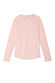 Thumbnail for Back view of the baby pink Life is Tough Accessible T-Shirt featuring long raglan sleeves and a curved hemline.
